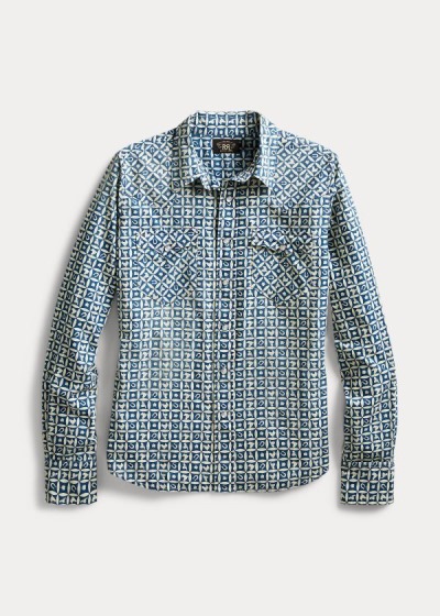 Women's Ralph Lauren Print Western Shirts | 753869CBL